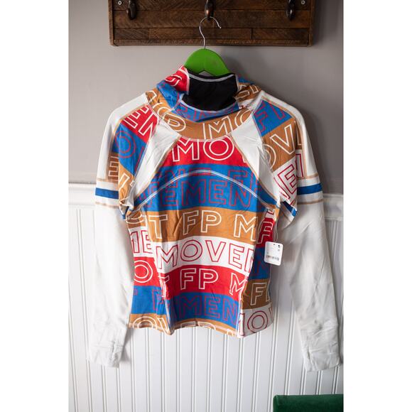 Free People Dawn To Dusk Printed Hoodie Small - Picture 3 of 6